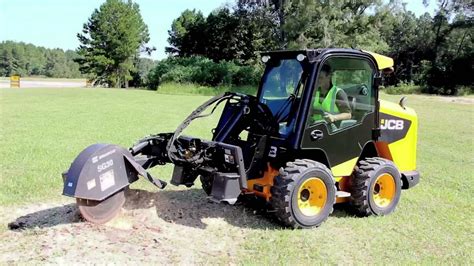 wood grinder skid steer|skid steer with stump grinder.